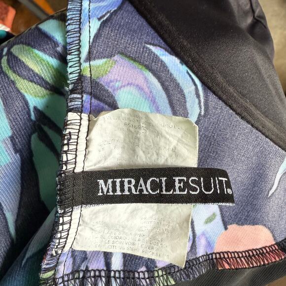 Miraclesuit Size 10 Midnight Samoan Sunset Sanibel One Piece Swimsuit Underwire - Picture 10 of 15